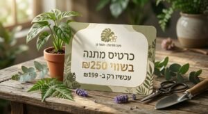 גיפט קארד 250שח תומר גן